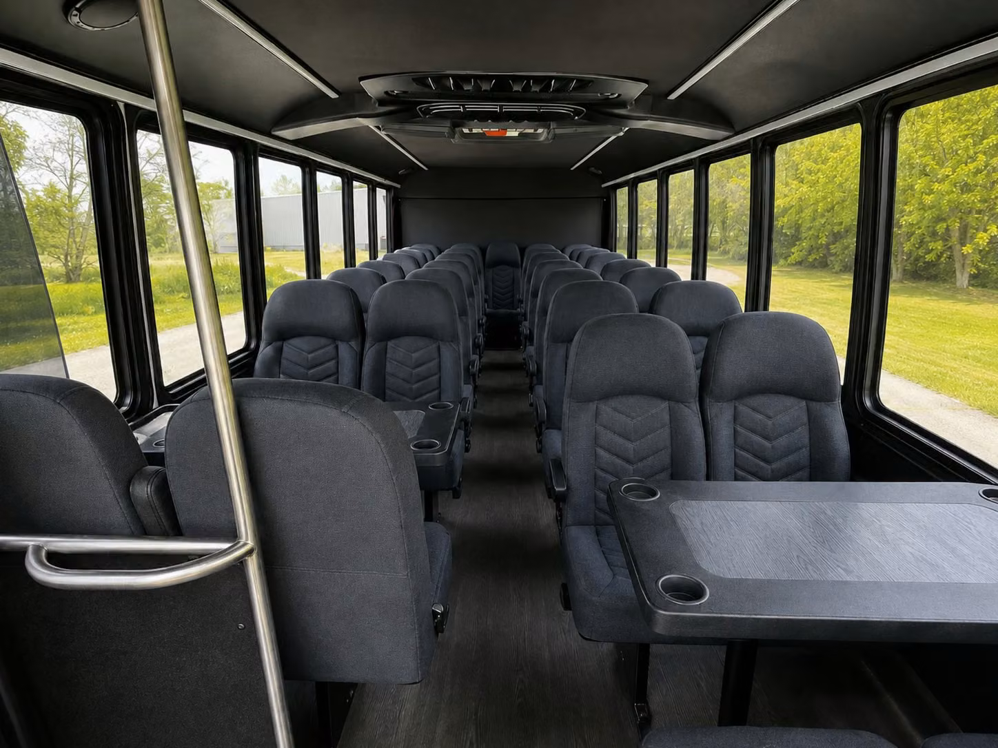 18 passenger minibus interior