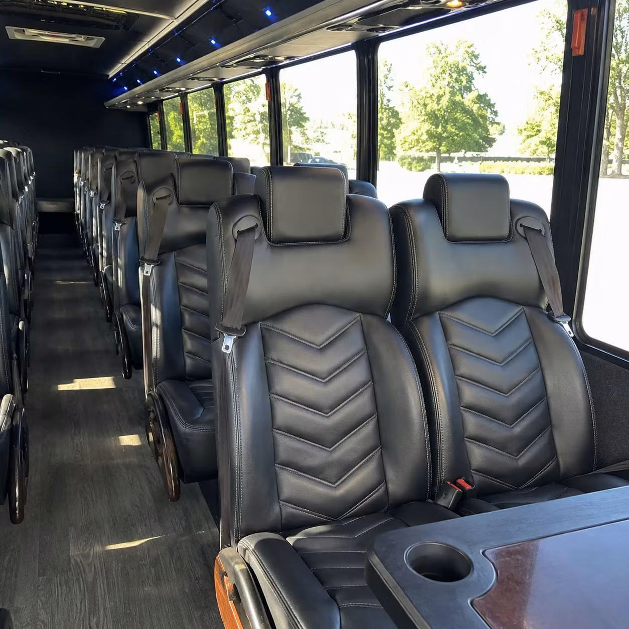 28 passenger minibus inside