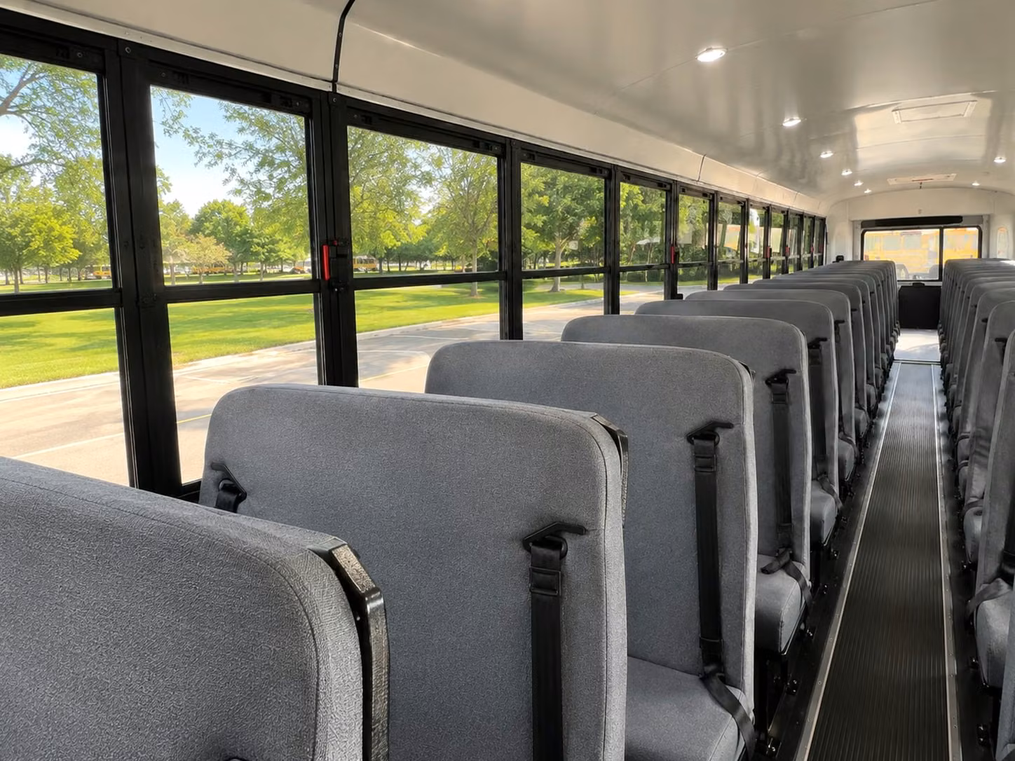 school bus interior