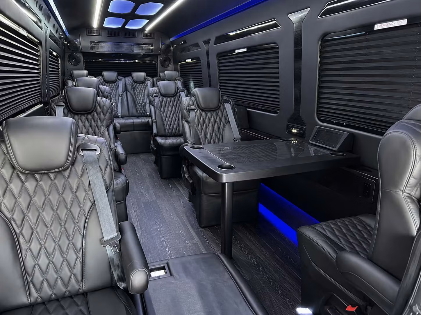 sprinter van with driver inside
