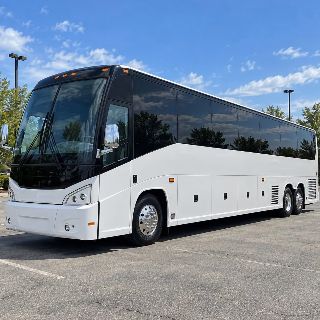 yucaipa charter bus rental exterior